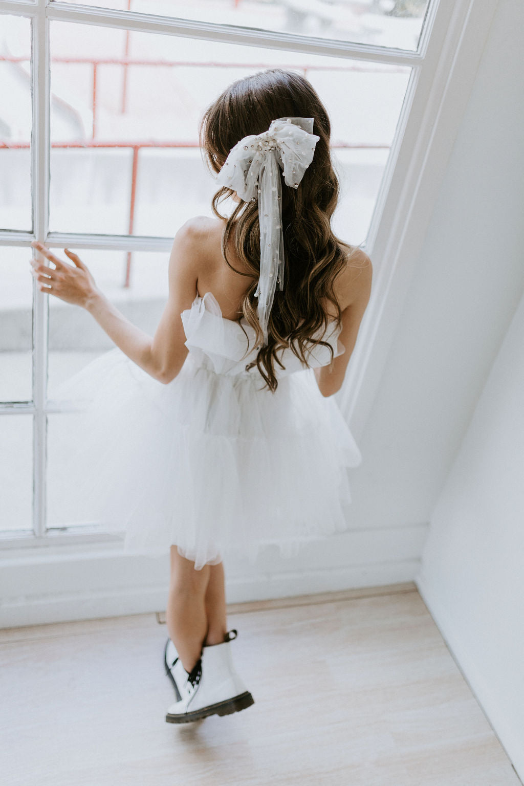 Millie Mini Gown - Light Ivory – Untamed Petals UK