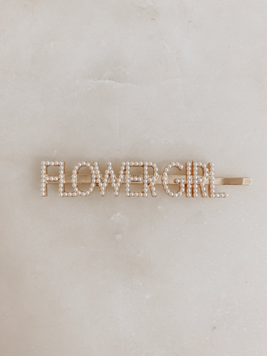FLOWER GIRL Pearl Bobby Pin
