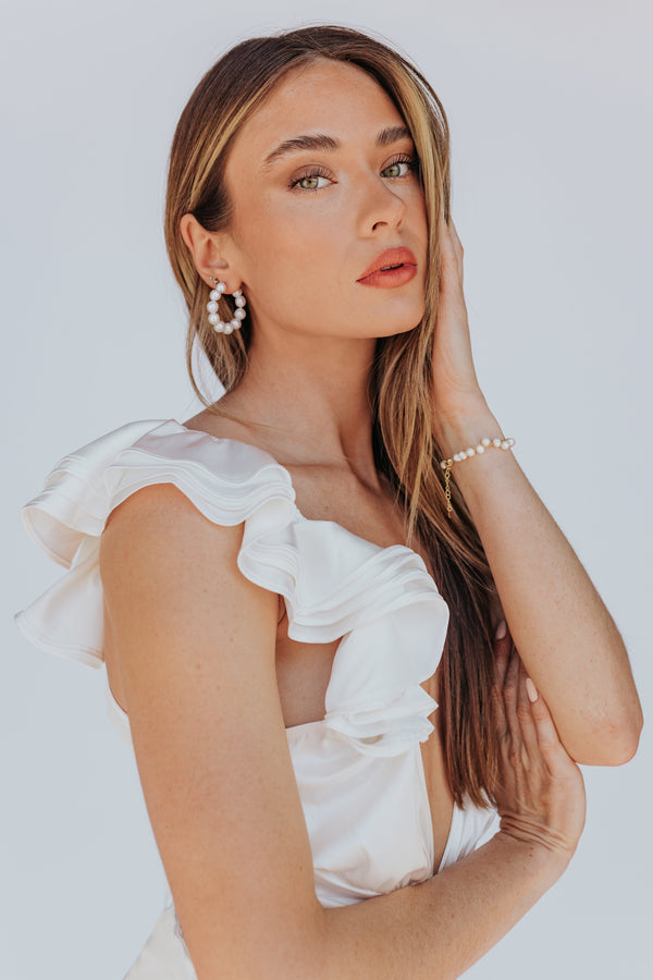 Juno Pearl Hoops